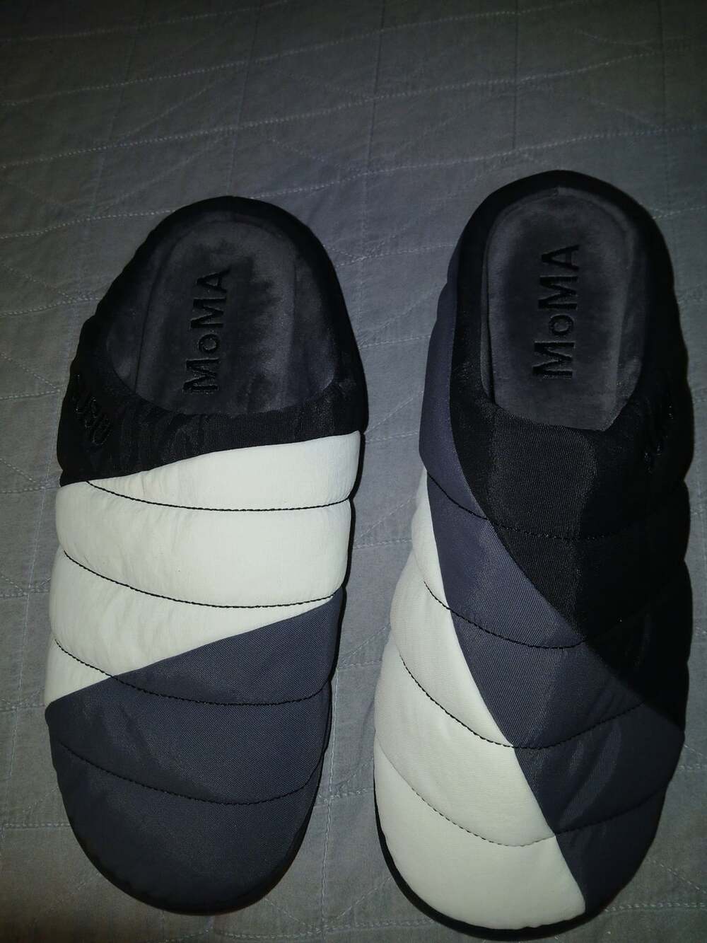 SUBU x MoMA Puffy Winter Slippers Colorblock